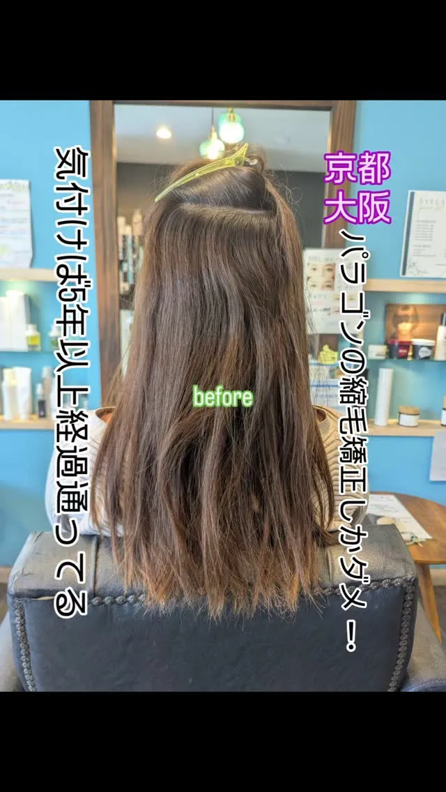 癖毛悩みの貴女にはパラゴンが付いてます。